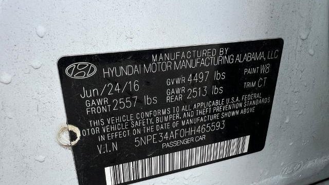 2017 Hyundai SONATA Limited