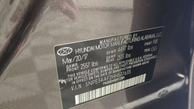 2017 Hyundai SONATA Sport