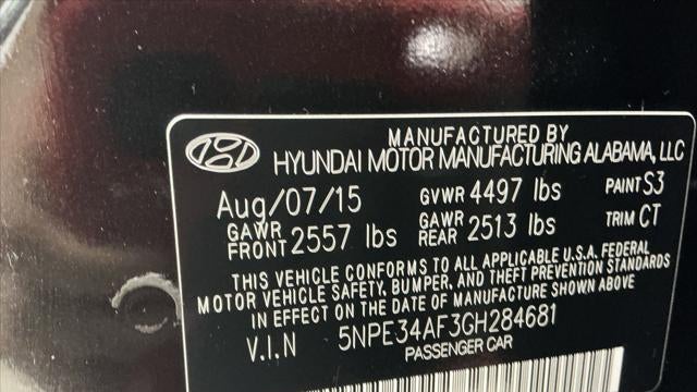 2016 Hyundai SONATA Sport