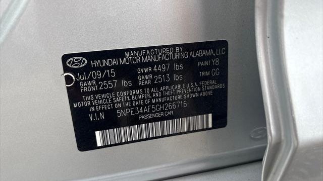 2016 Hyundai SONATA Limited