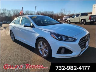 2019 Hyundai SONATA with Quartz White Pearl Exterior