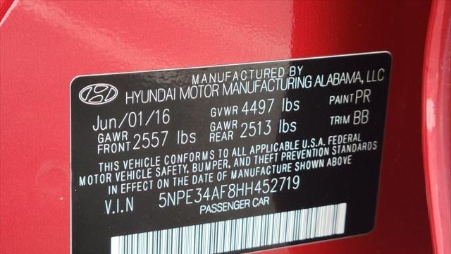 2017 Hyundai SONATA Limited