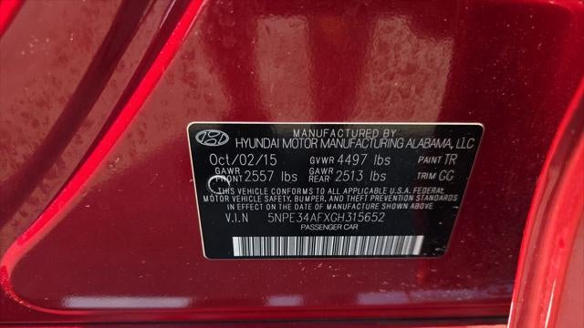 2016 Hyundai SONATA Sport