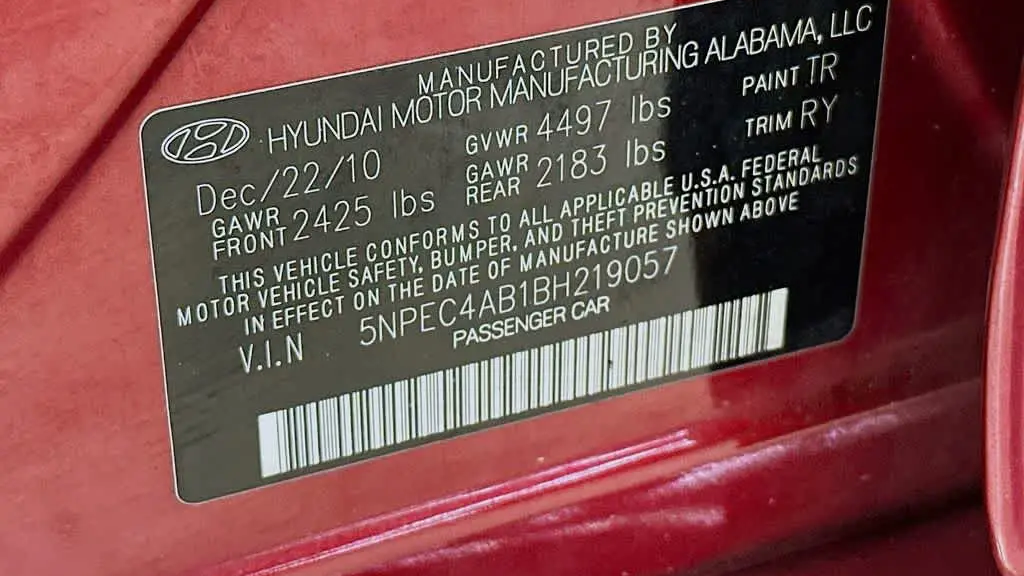 2011 Hyundai SONATA SE 2.0T