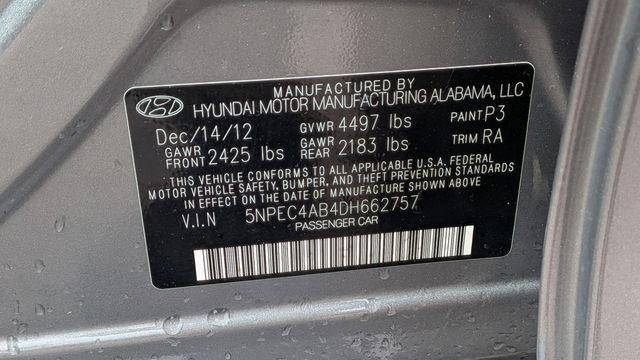 2013 Hyundai SONATA Limited 2.0T