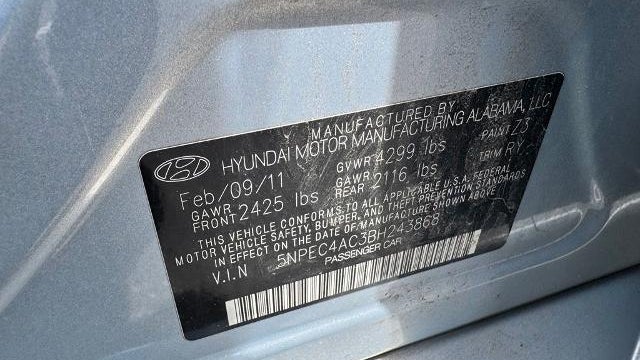 2011 Hyundai SONATA SE