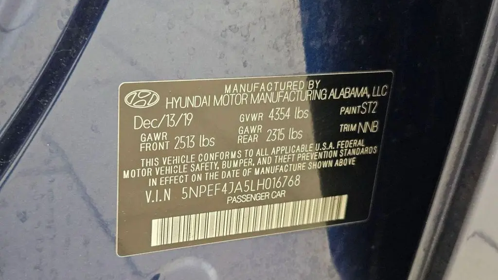 2020 Hyundai SONATA SEL