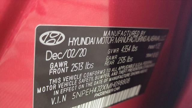 2021 Hyundai SONATA Limited