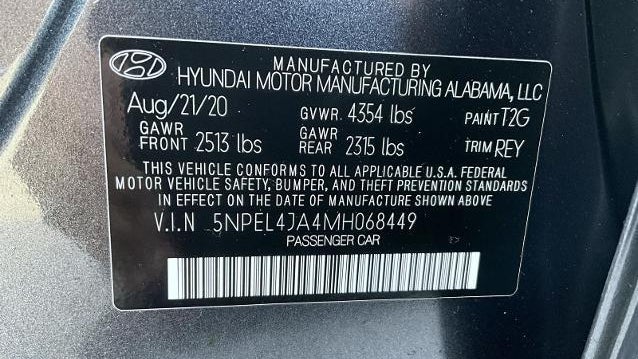 2021 Hyundai SONATA SEL