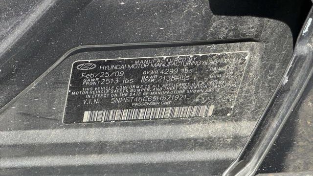 2009 Hyundai SONATA GLS