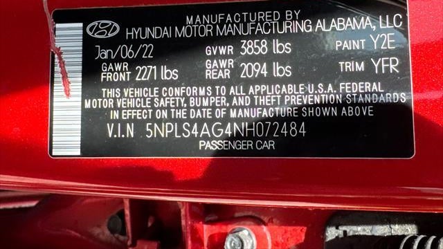 2022 Hyundai ELANTRA SEL