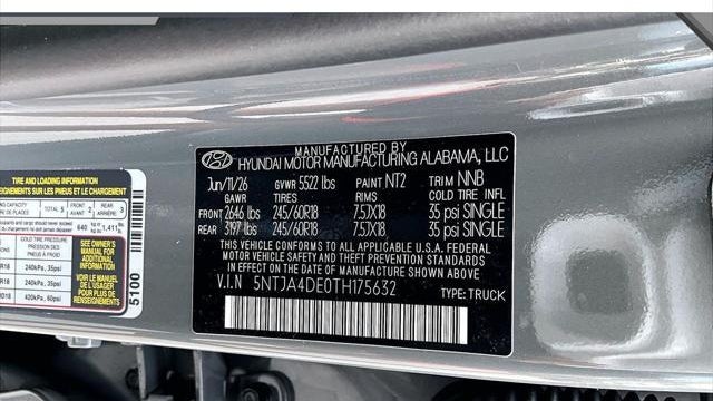 2026 Hyundai SANTA CRUZ SE
