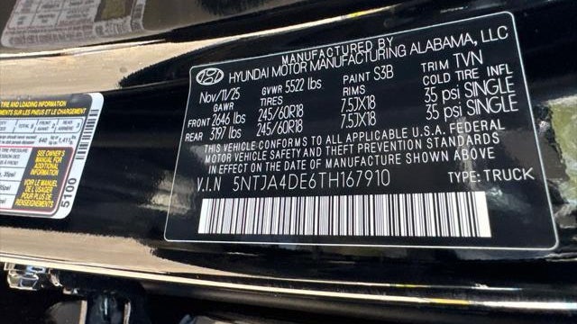 2026 Hyundai SANTA CRUZ SE