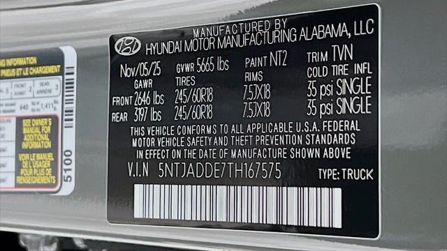 2026 Hyundai SANTA CRUZ SE