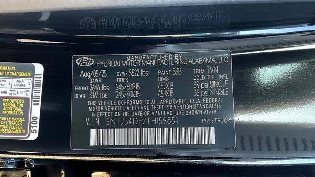 2026 Hyundai SANTA CRUZ SEL