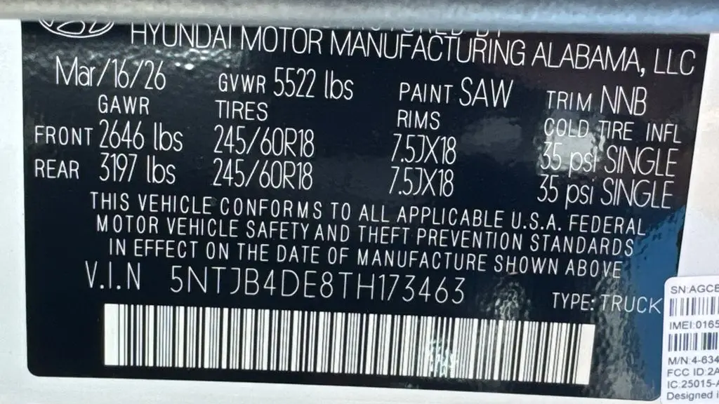 2026 Hyundai SANTA CRUZ SEL