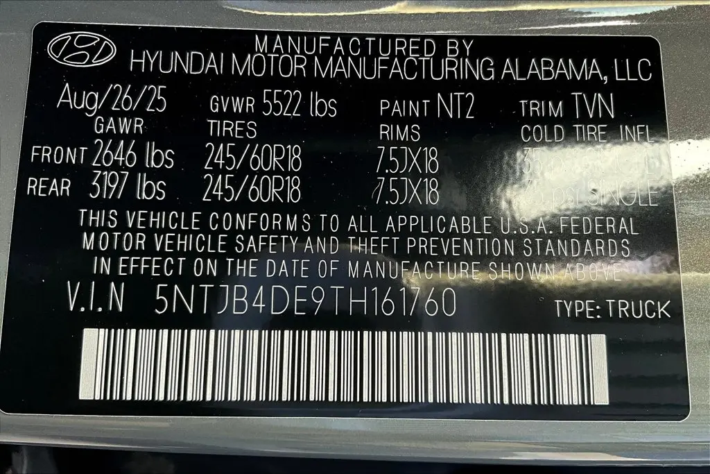 2026 Hyundai Santa Cruz - $31,582