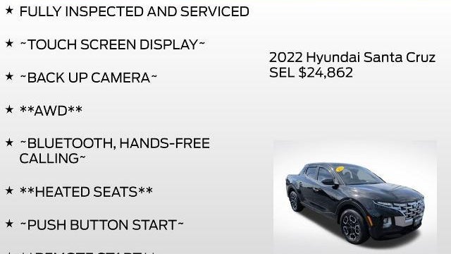 2022 Hyundai SANTA CRUZ SEL