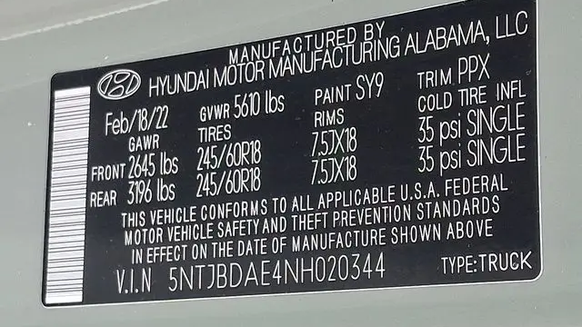 2022 Hyundai SANTA CRUZ SEL