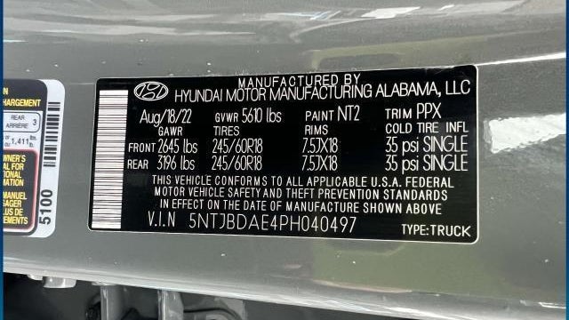 2023 Hyundai SANTA CRUZ SEL