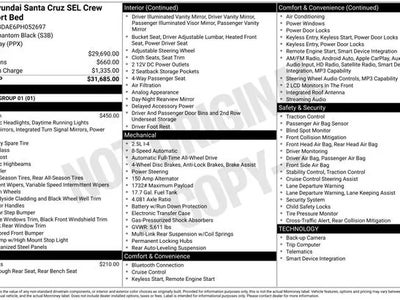 Photo of a 2023 Hyundai Santa Cruz AWD SEL 4DR Crew Cab 4.3FT SB for sale