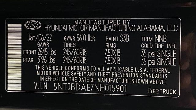2022 Hyundai SANTA CRUZ SEL
