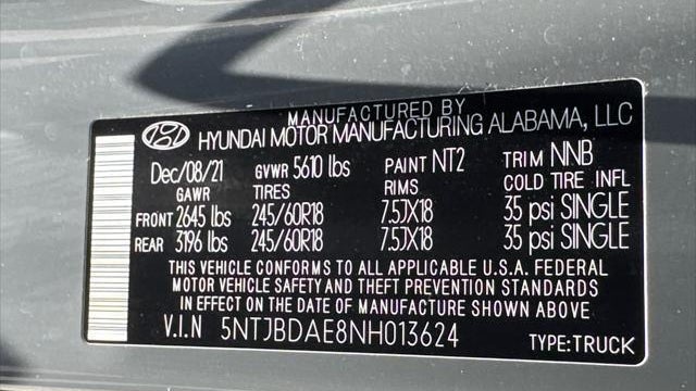 2022 Hyundai SANTA CRUZ SEL