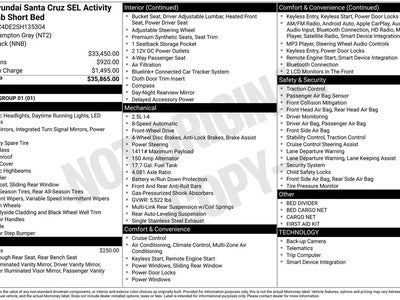 2025 Hyundai Santa Cruz SEL Activity 4DR Crew Cab 4.3FT SB