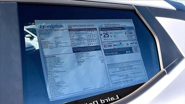 2026 Hyundai SANTA CRUZ SEL Activity
