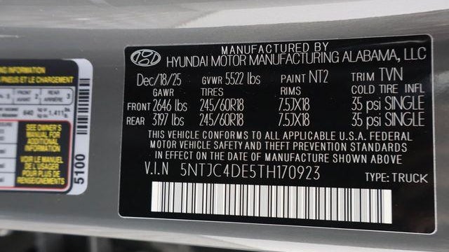 2026 Hyundai SANTA CRUZ SEL Activity