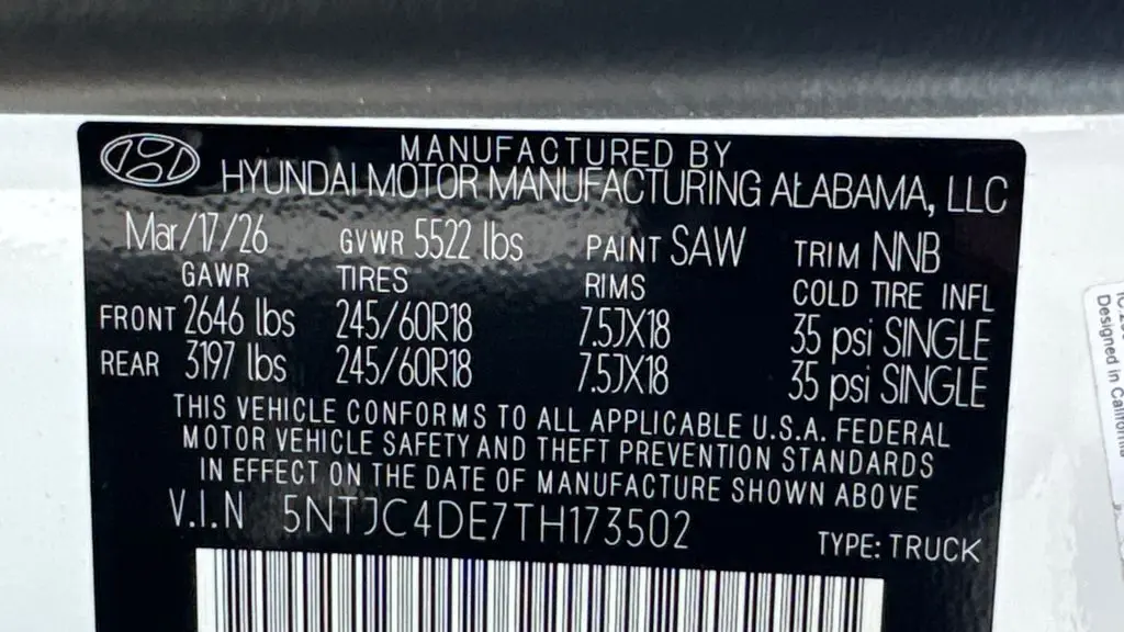 2026 Hyundai SANTA CRUZ SEL Activity