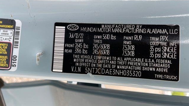 2022 Hyundai SANTA CRUZ SEL