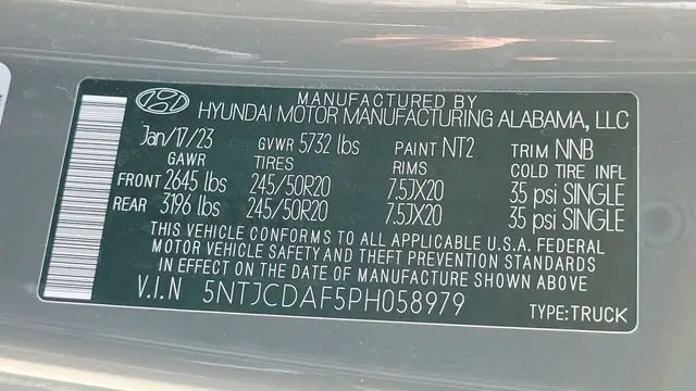 2023 Hyundai SANTA CRUZ Night