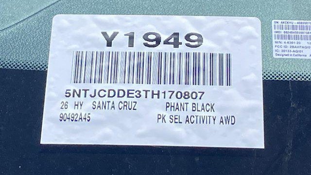 2026 Hyundai SANTA CRUZ SEL Activity