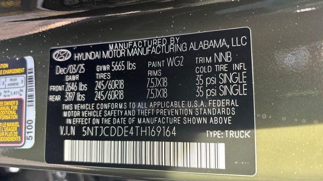 2026 Hyundai SANTA CRUZ SEL Activity