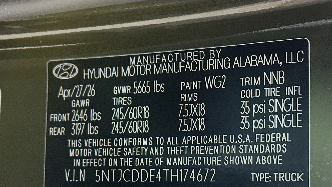 2026 Hyundai SANTA CRUZ SEL Activity