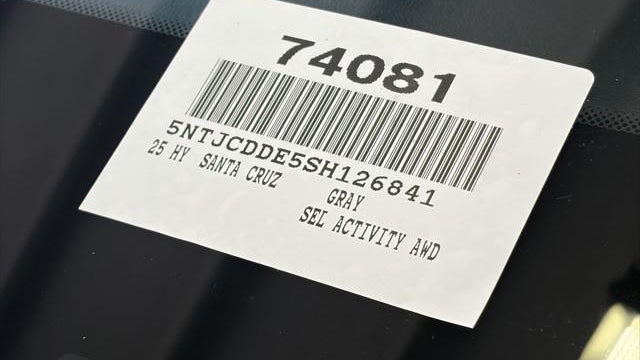 2025 Hyundai SANTA CRUZ SEL Activity