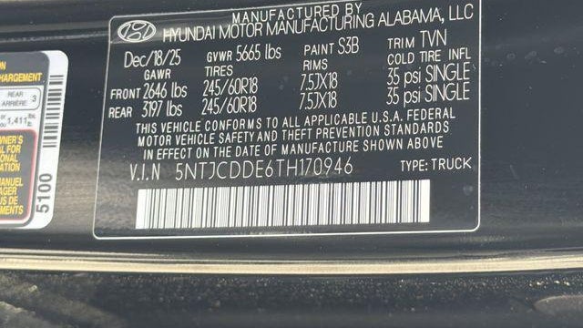2026 Hyundai SANTA CRUZ SEL Activity