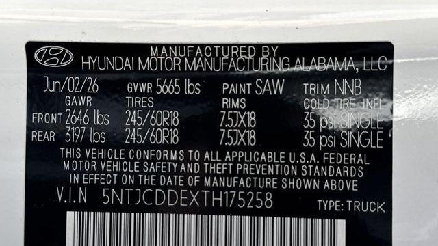 2026 Hyundai SANTA CRUZ SEL Activity