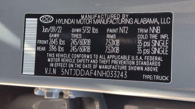 2022 Hyundai SANTA CRUZ SEL Premium