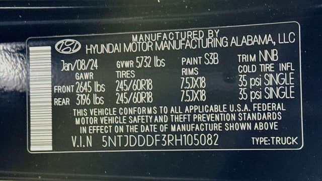 2024 Hyundai SANTA CRUZ XRT