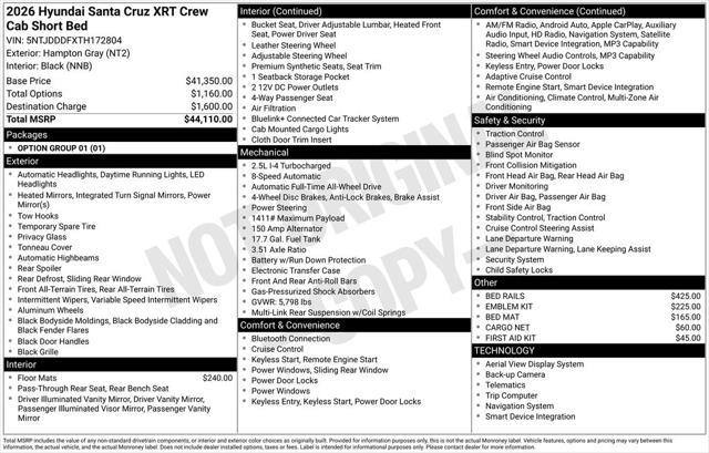 2026 Hyundai Santa Cruz - $41,158