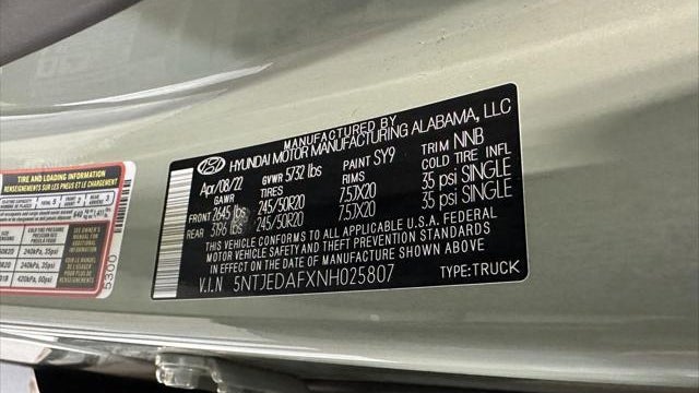 2022 Hyundai SANTA CRUZ Limited