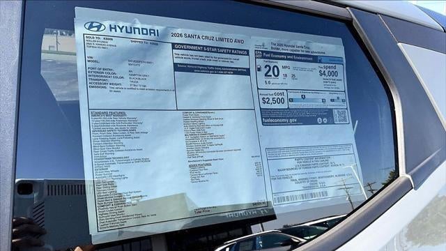 2026 Hyundai SANTA CRUZ Limited