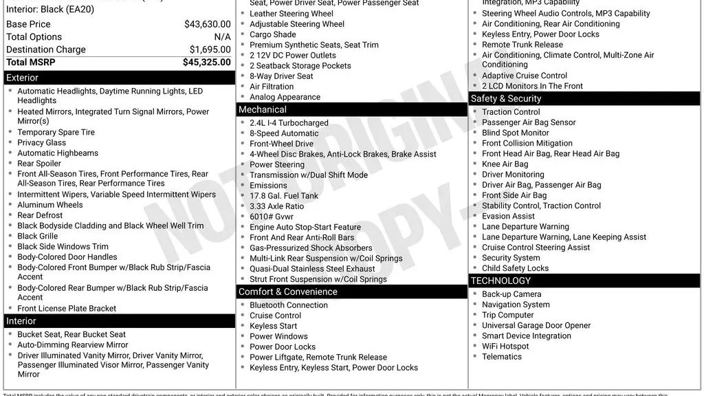 2025 Toyota Grand Highlander LE