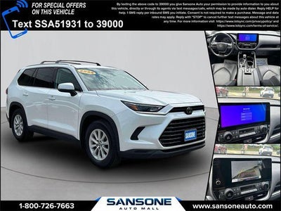 2024 Toyota Grand Highlander AWD XLE 4DR SUV