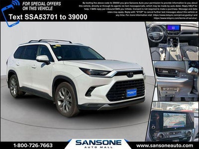 2024 Toyota Grand Highlander AWD Limited 4DR SUV