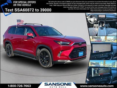 Photo of a 2024 Toyota Grand Highlander AWD Limited 4DR SUV for sale