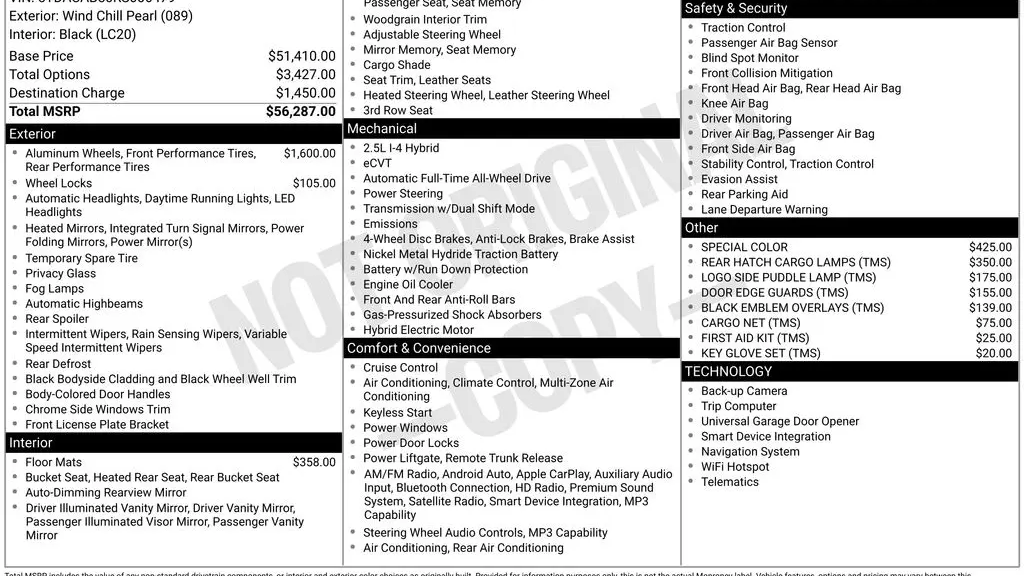 2024 Toyota Grand Highlander Hybrid XLE