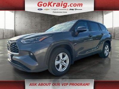 2023 Toyota Highlander Hybrid AWD LE 4DR SUV